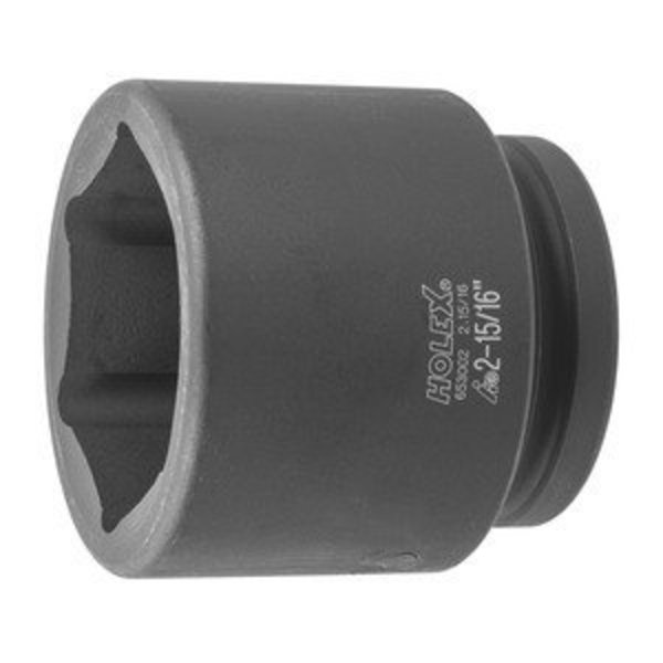 Holex Impact Socket, 1 inch Drive, 6 pt, 2-15/16 inch 653002 2.15/16